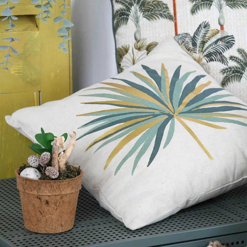 Coussin casablanca vert 40X40