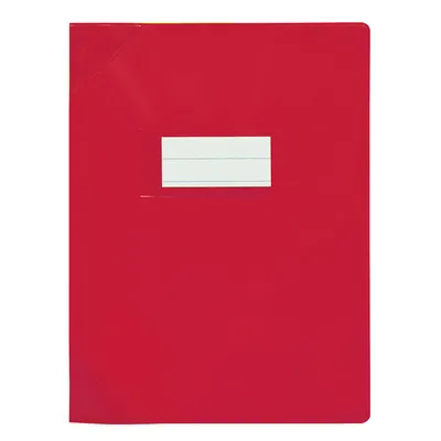 Protège-cahier A4 PVC120 Rouge – OXFORD STYL&rsquo;SMS