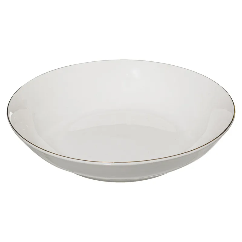 Assiette creuse petit salon D20CM porcelaine blanc