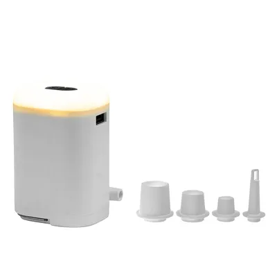 Mini compresseur de camping avec lampe intégrée
