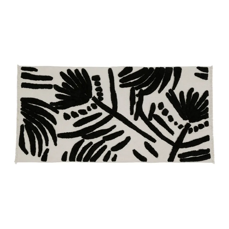 Tapis bronze noir+blanc 140X70