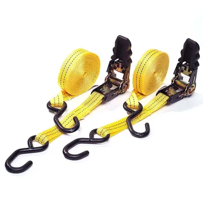 Sangles à cliquet 25 mm × 5 m — lot de 2