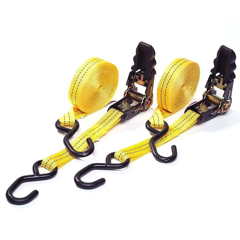 Sangles à cliquet 25 mm × 5 m — lot de 2