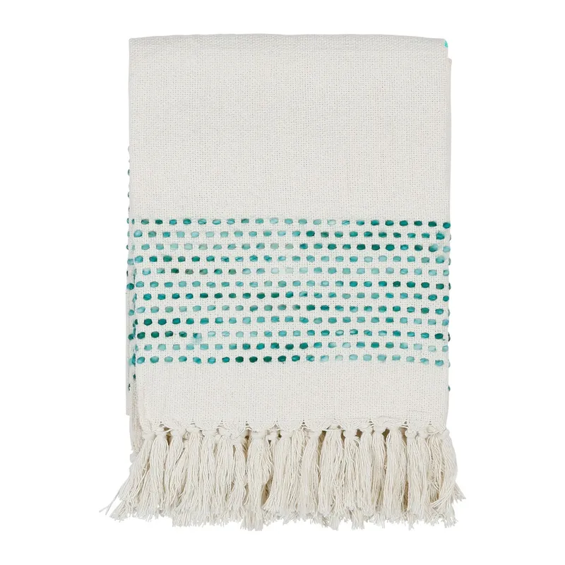 Plaid courba emeraude 170X130