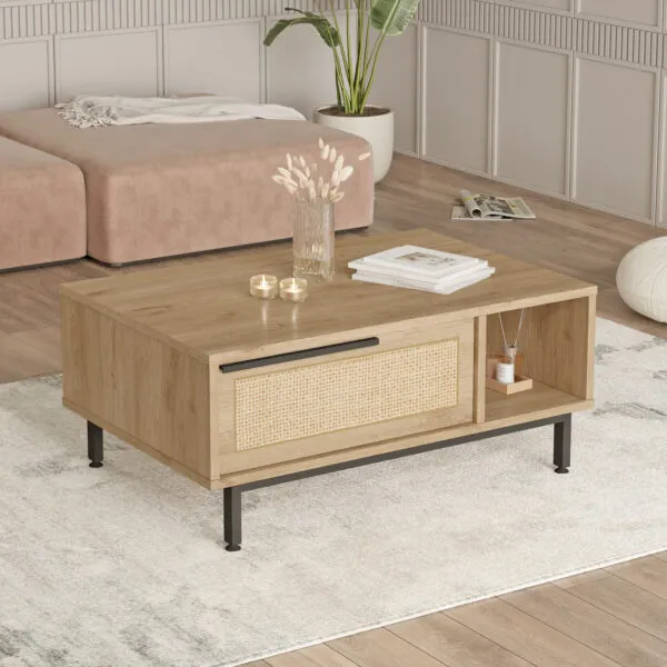 Table basse contemporaine compacte
