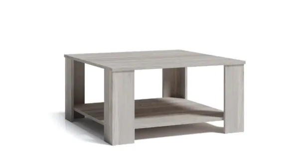 Table basse carrée Lisa 80×80×40 cm