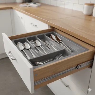 Range-couverts modulable pour tiroir