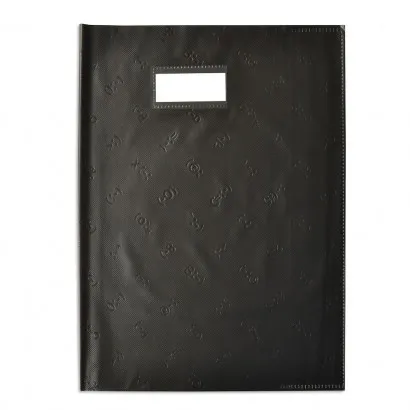 Protège-cahier A4 PVC120 Noir – OXFORD STYL’SMS
