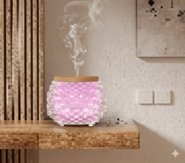Diffuseur d'ambiance blanc/noir 140 ml 11,8×11,8×10,9 cm
