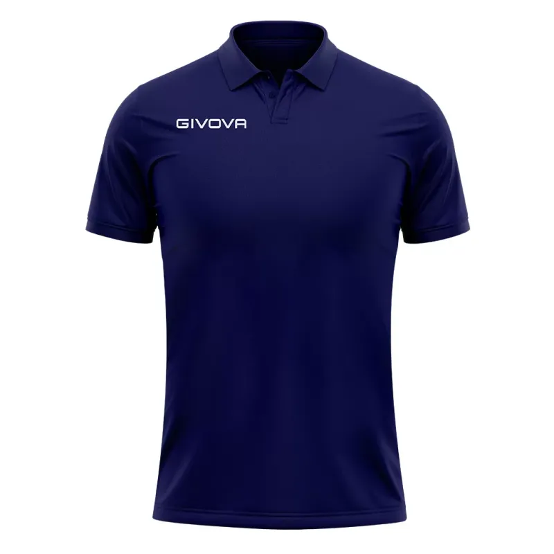 Polo piqué coton Givova Summer MA005-0004 Marine