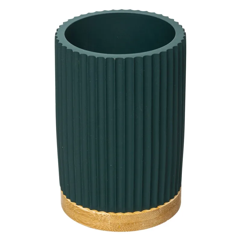 Pot a brosse a dents modern 7.2X11CM bambou