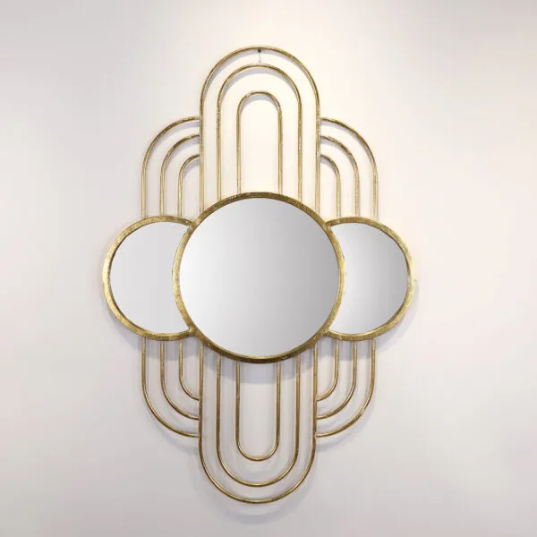 Miroir rond design cadre fin