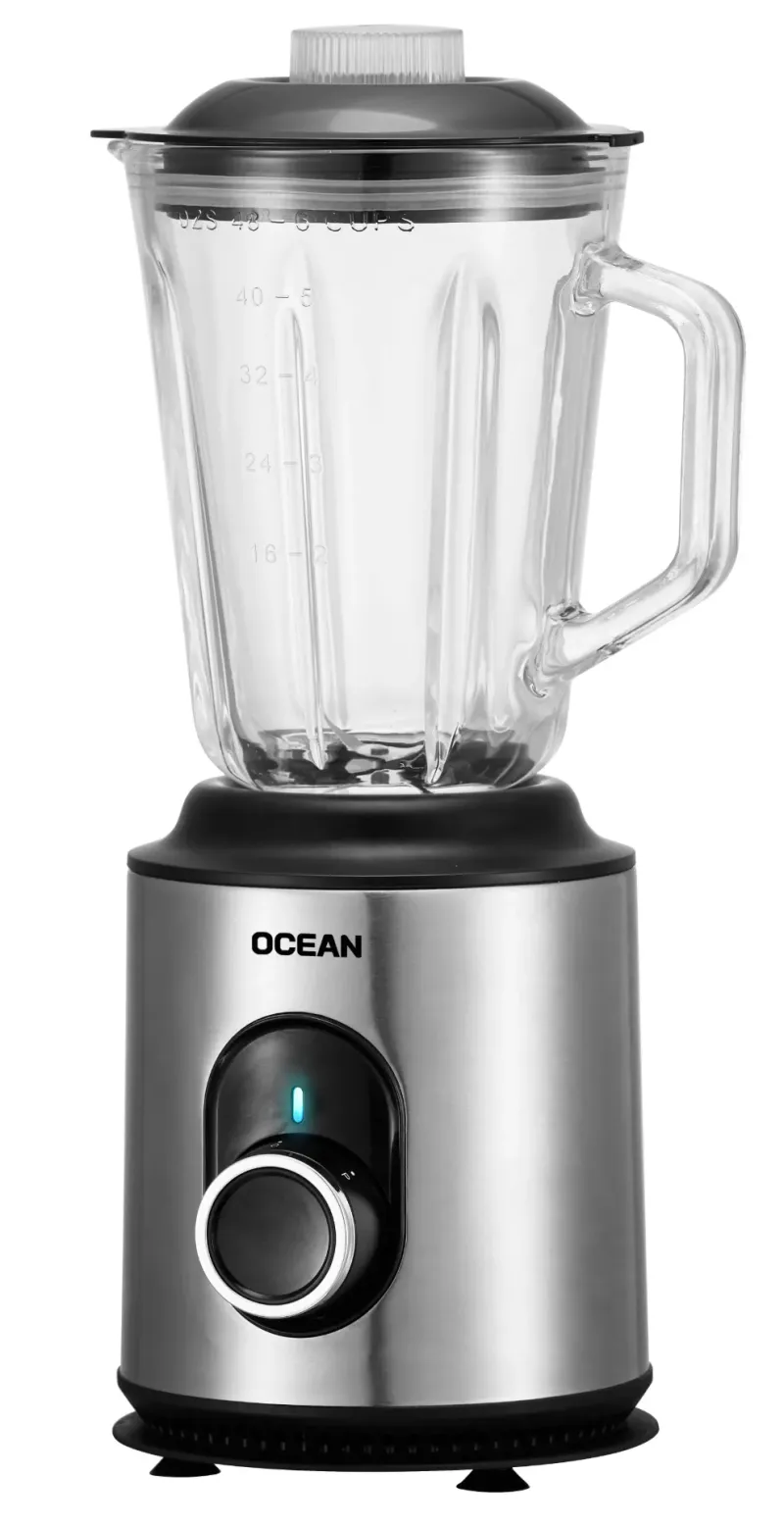 Blender mixeur avec pot en verre 1,5 L et broyeur