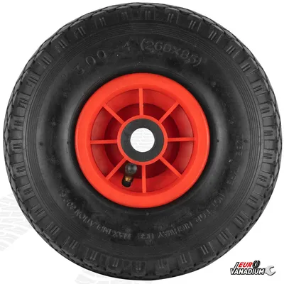 Roue de rechange gonflable pour brouette ou chariot de jardin