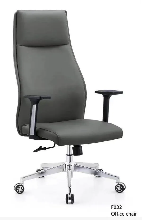 Fauteuil de bureau à roulettes, revêtement PVC