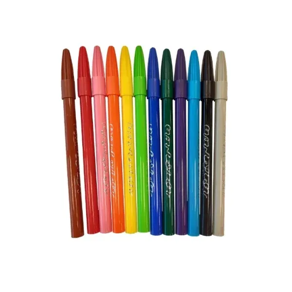12 feutres pointe fine Carrefour ultralavables
