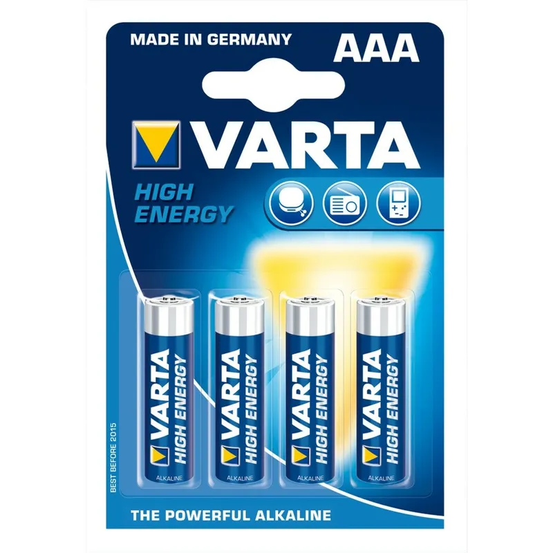 Piles alcalines LR03 AAA – Lot de 4