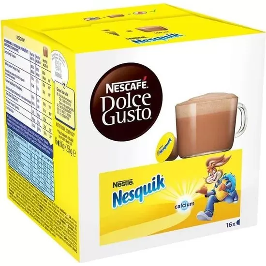 Capsules chocolat chaud Dolce Gusto Nesquik (x16)