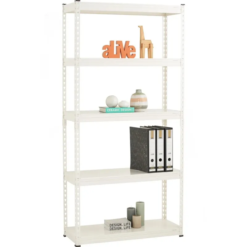 Rack de rangement métal blanc Carvin