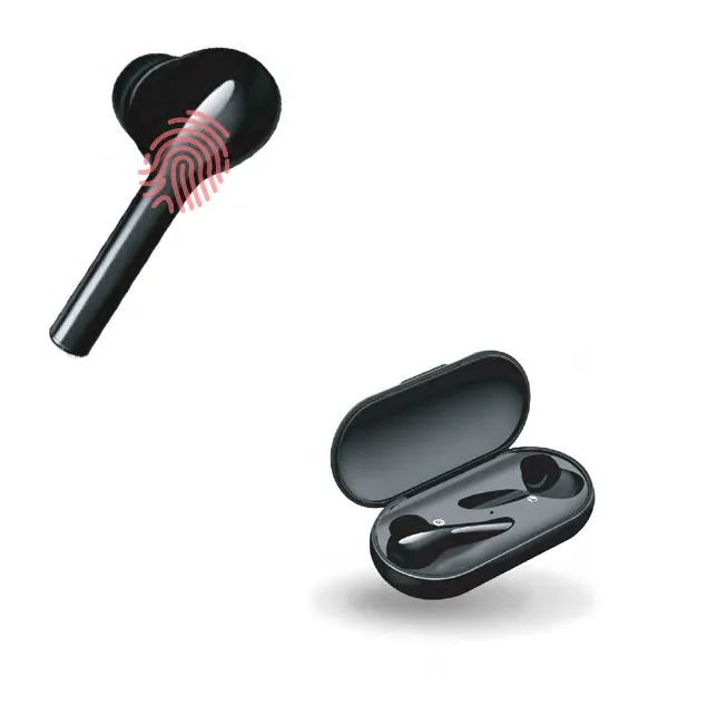 Écouteurs sans fil Addict Sound Bluetooth 5.0 noirs
