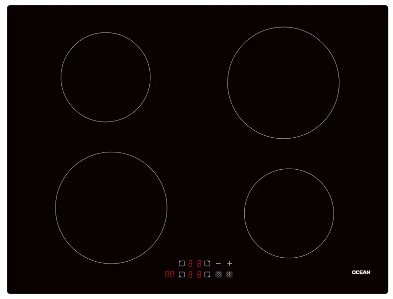 Plaque à induction 4 foyers – Table de cuisson encastrable – OCIH604TC