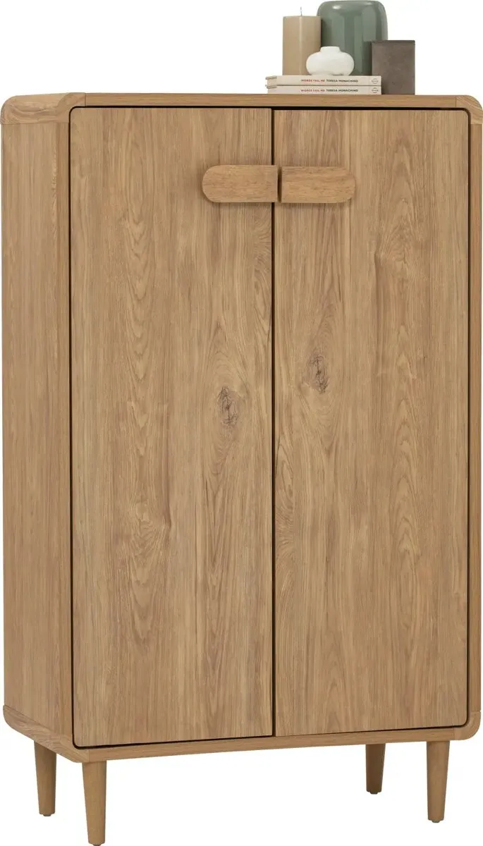 Meuble de rangement bas 2 portes Oak Lomé