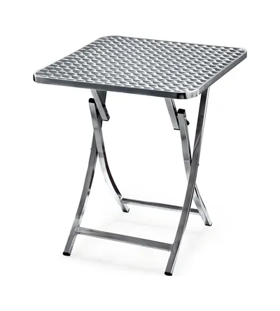 Table aluminium pliante 60x60x70 cm