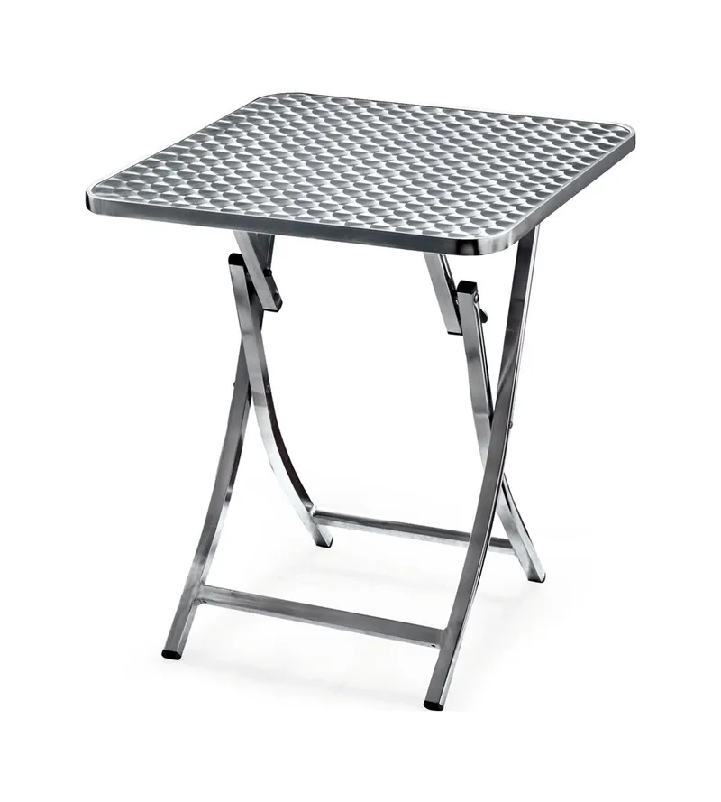 Table aluminium pliante 60x60x70 cm