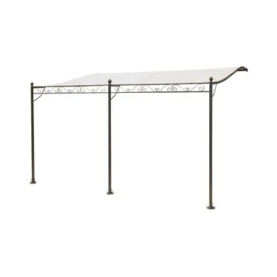 Auvent imitation fer forgé 400 × 300 cm