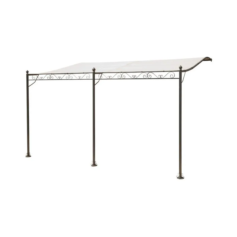 Auvent imitation fer forgé 400 × 300 cm
