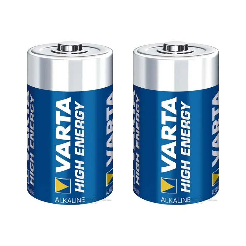 Piles alcalines LR20 (D) – lot de 2