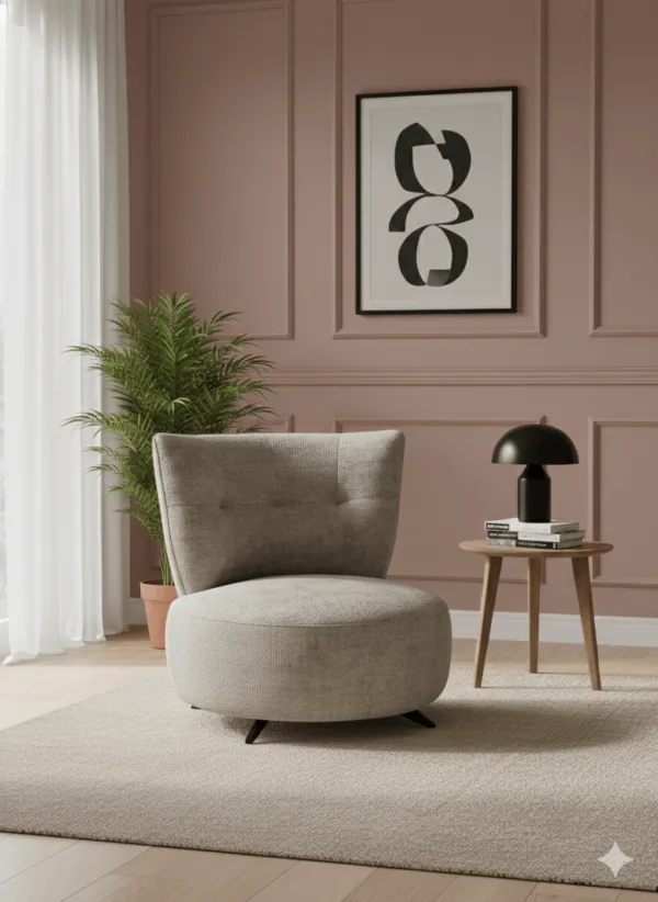 Fauteuil lounge pivotant cocktail l899