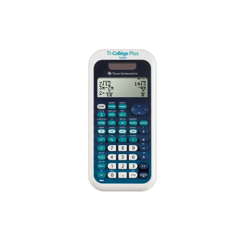 Calculatrice collège Texas Instruments TI-Collège Plus solaire