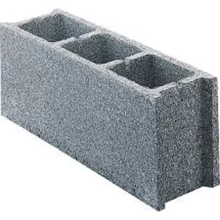 Bloc parpaing 15×20×50 cm – 3 trous