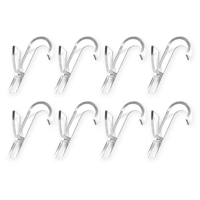 Crochets plastique – lot de 8 pièces