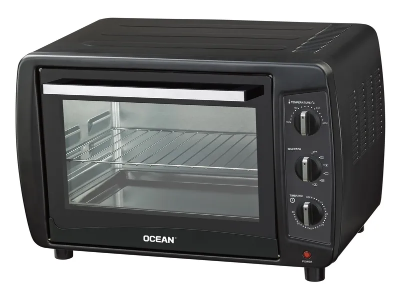 Four électrique 36 L avec convection et rôtissoire – Noir