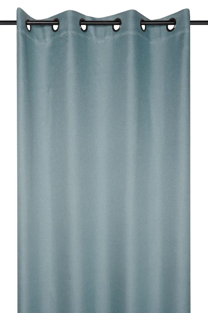 Rideau occultant copenhague 140X260 aqua - 100%PE