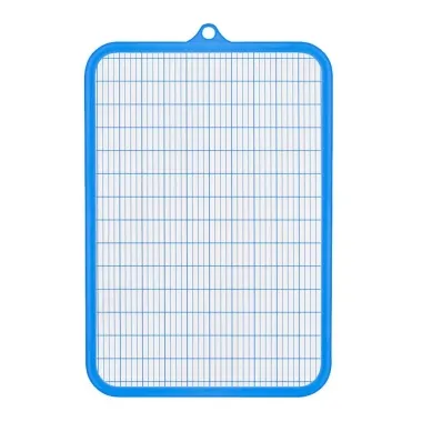 Ardoise blanche double face Seyès 18,5×26 cm, cadre couleur