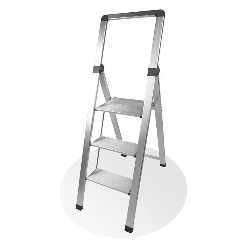 Marchepied aluminium 3 marches – profil slim léger et compact