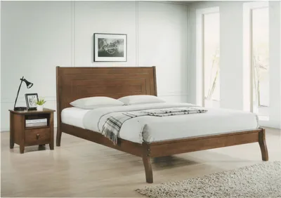 Lit en bois massif 2 places – 140 x 190 cm