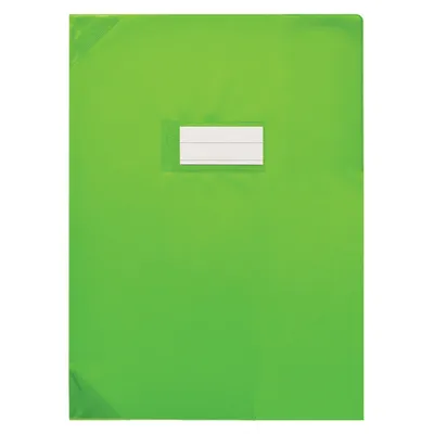 Protège-cahier A4 PVC120 Vert – OXFORD STYL&rsquo;SMS
