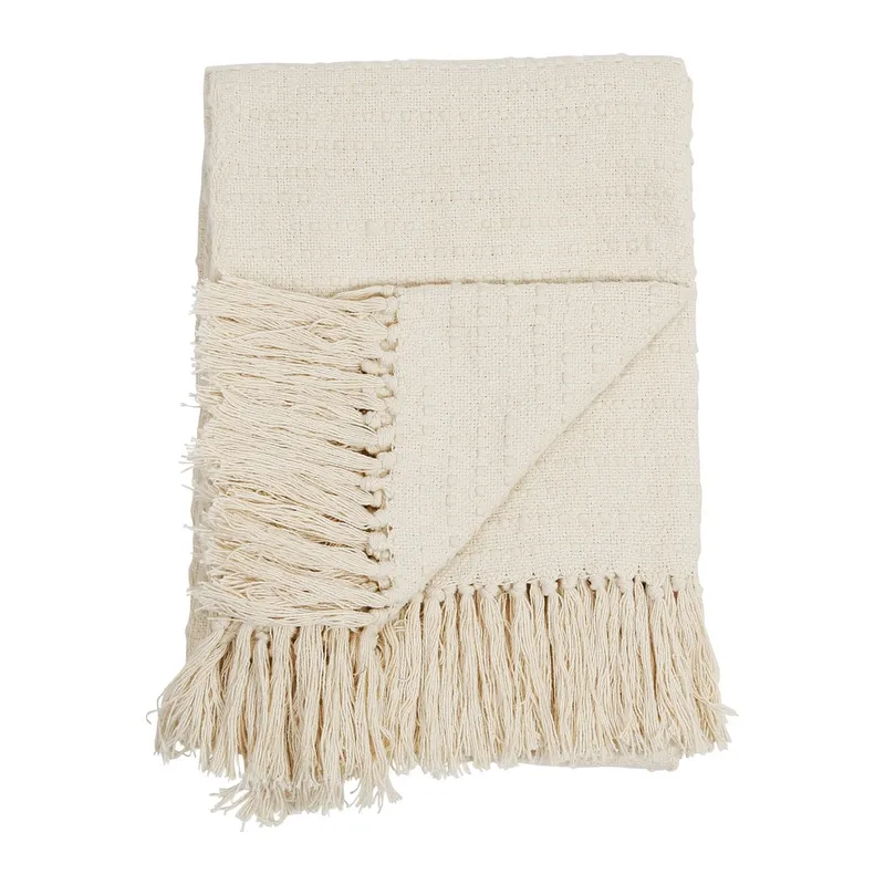 Plaid courba blanc 170X130CM