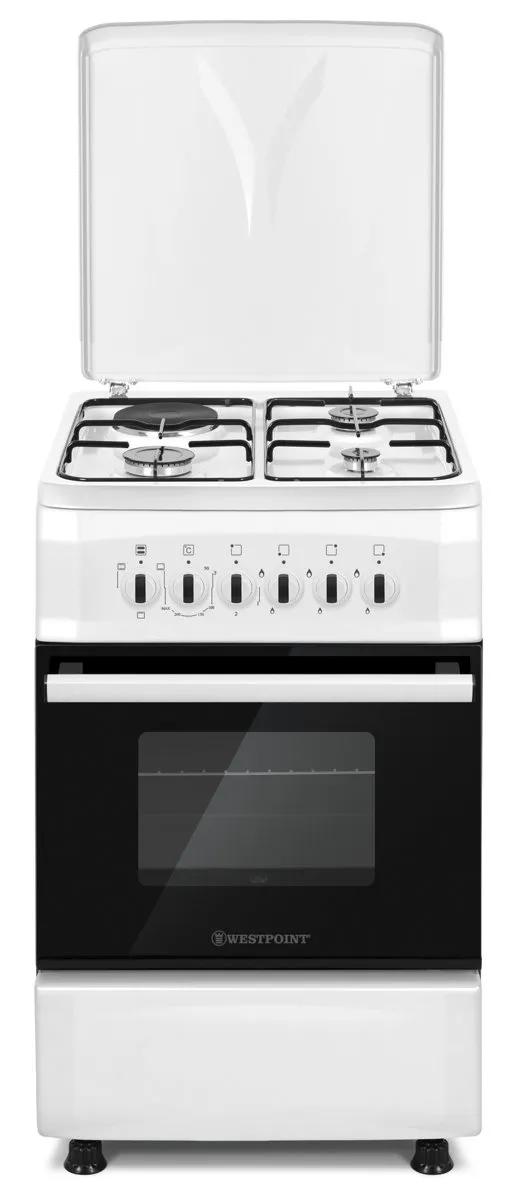 Cuisinière électrique 4 feux + four Westpoint