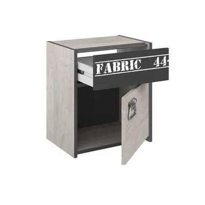 Table de chevet Fabric Gris foncé/Loft 40×45×28 cm