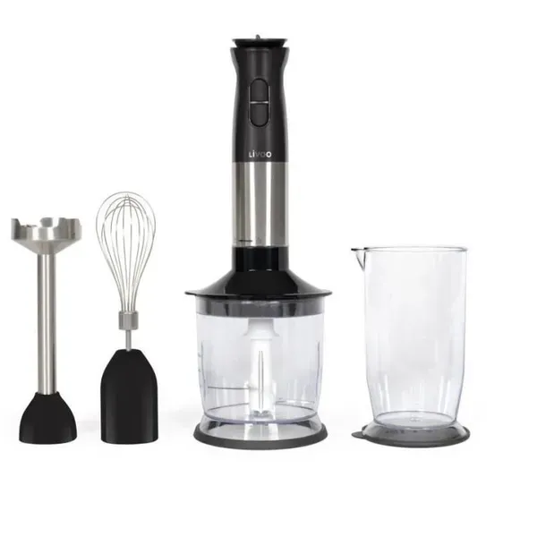 Mixeur plongeant 3-en-1 Livoo DOP246 hachoir fouet 800 W 700 ml