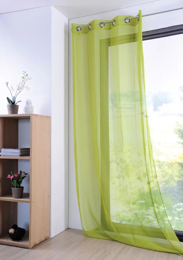 Voile monna 135X260 tilleul - 100% pe