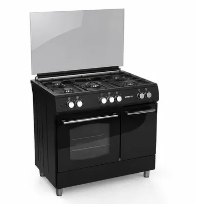 Cuisinière gaz Derosso DR-609EB-B 5 feux 60×90 cm noir