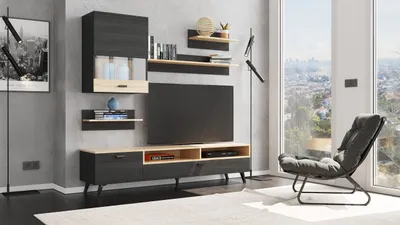 Meuble TV RIK – Banc TV design pour salon – LIVING-RIK