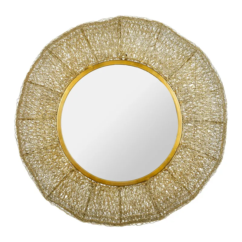 Miroir ardecor dore D60X15 fer