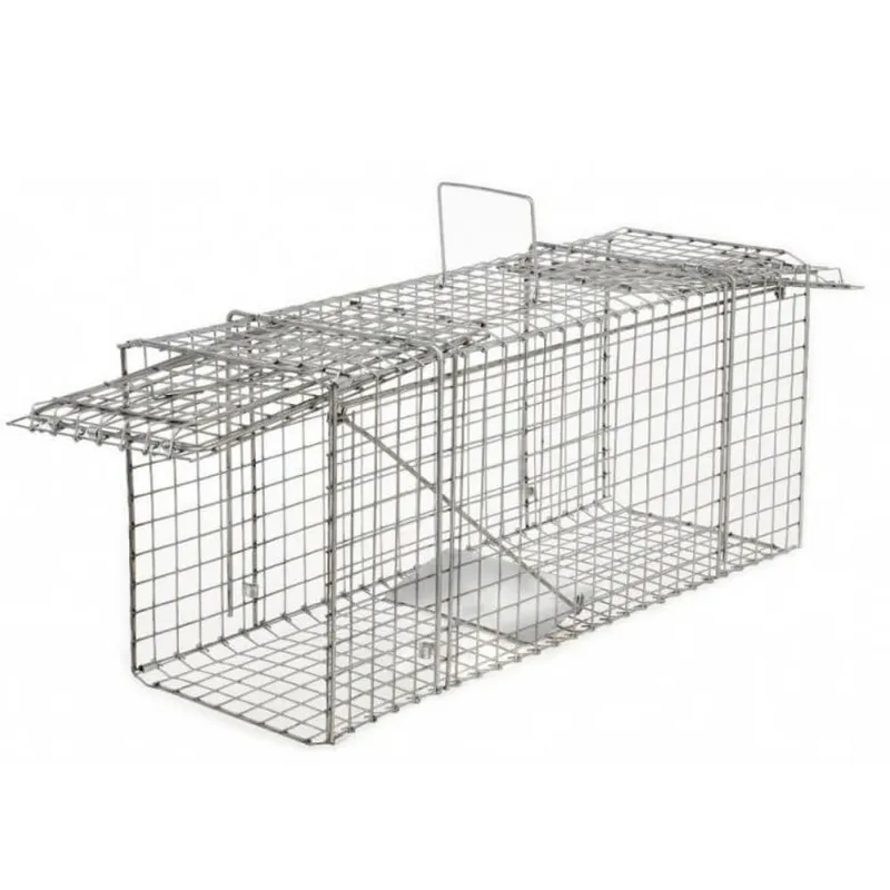 Cage piège anti-nuisible double entrée – 66 cm